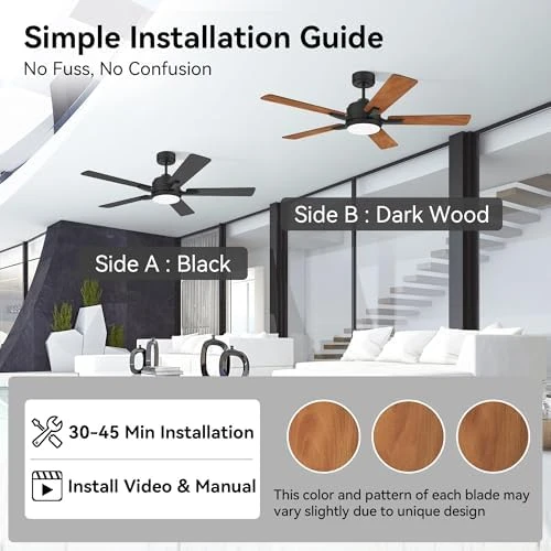 Smart Ceiling Fan with Lights — Smart Fan, cumilo