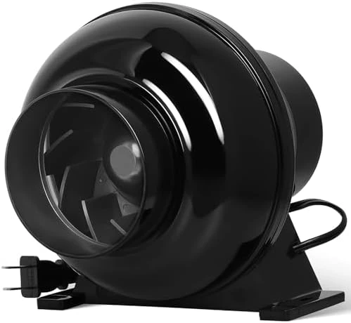 Smart Inline Duct Fan with Humidity Temperature Control — Smart Fan, iPower