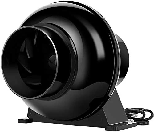 Smart Inline Duct Fan with Humidity Temperature Control — Smart Fan, iPower