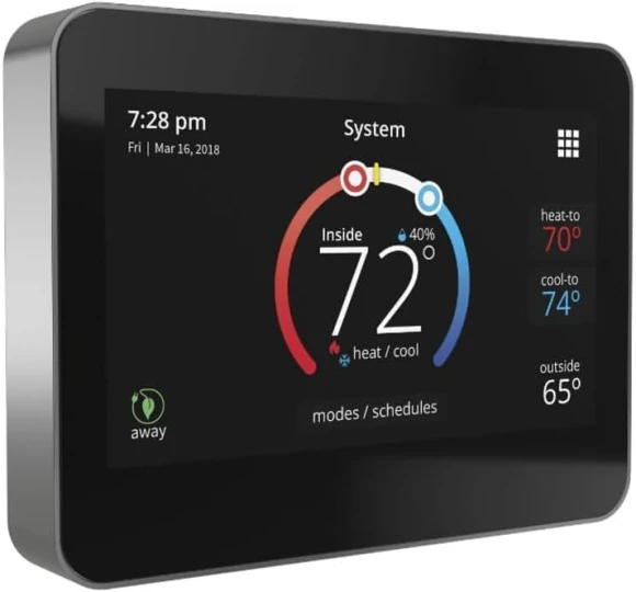 Touchscreen Smart Wi-Fi Programmable Thermostat — Smart Thermostat, Lennox
