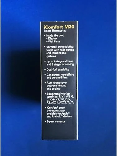 Touchscreen Smart Wi-Fi Programmable Thermostat — Smart Thermostat, Lennox