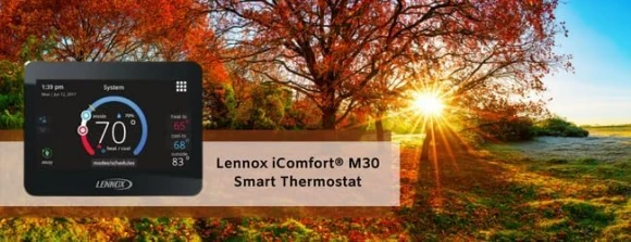 Touchscreen Smart Wi-Fi Programmable Thermostat — Smart Thermostat, Lennox