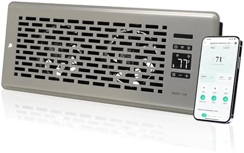 Register Booster Fan for 4" x 12" Holes — Smart Fan, SANYCASA