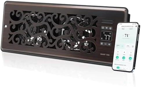 Register Booster Fan for 4" x 12" Holes — Smart Fan, SANYCASA
