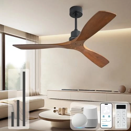 Smart Ceiling Fan no Lights — Smart Fan, Sofucor