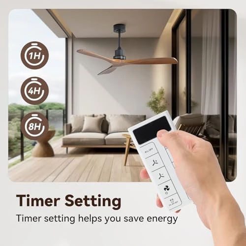Smart Ceiling Fan no Lights — Smart Fan, Sofucor