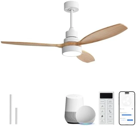 Smart Ceiling Fan no Lights — Smart Fan, Sofucor