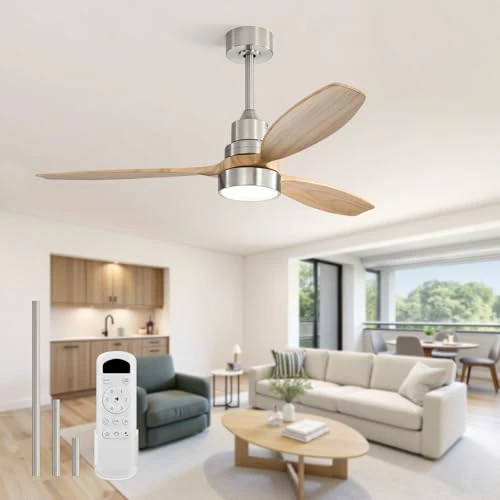 Smart Ceiling Fan no Lights — Smart Fan, Sofucor