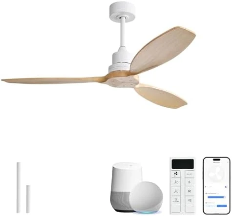 Smart Ceiling Fan no Lights — Smart Fan, Sofucor