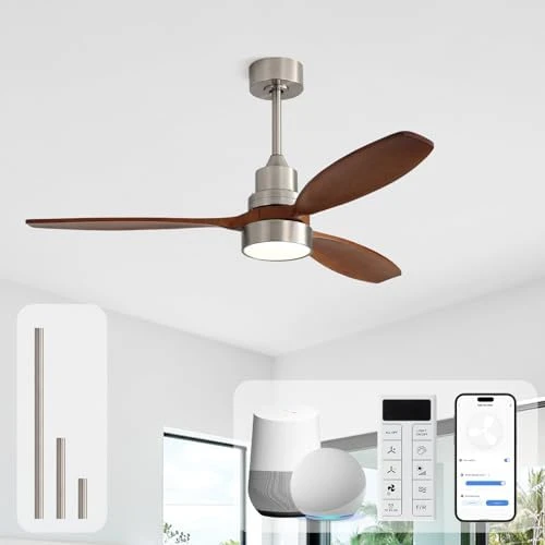 Smart Ceiling Fan no Lights — Smart Fan, Sofucor