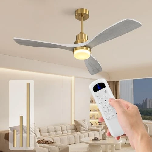 Smart Ceiling Fan no Lights — Smart Fan, Sofucor