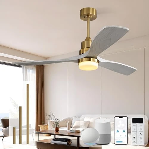 Smart Ceiling Fan no Lights — Smart Fan, Sofucor