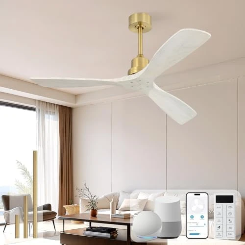 Smart Ceiling Fan no Lights — Smart Fan, Sofucor
