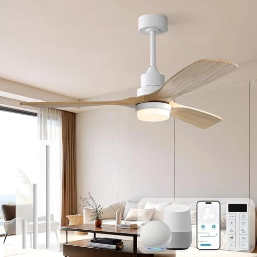 Smart Ceiling Fan no Lights — Smart Fan, Sofucor
