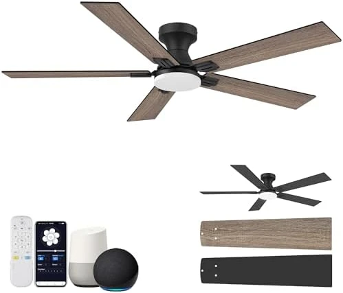Smart Ceiling Fan with Lights — Smart Fan, Hoenofly