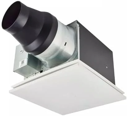 WhisperGreen Select Dual Speed Ceiling Mount Exhaust Fan, Designer Grille — Smart Fan, Panasonic