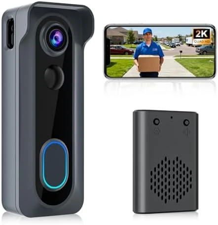 Doorbell Camera Wireless with Chime — Video Doorbell, KAMEP