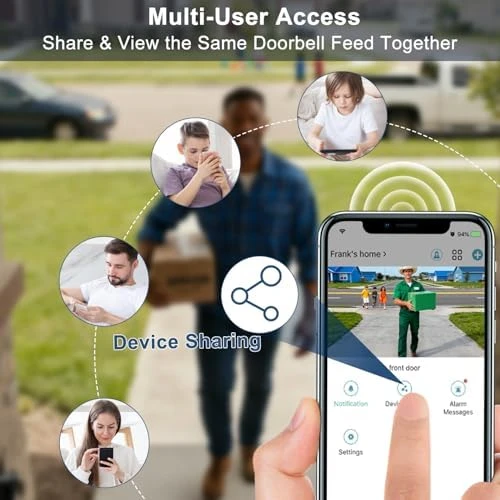 Doorbell Camera Wireless with Chime — Video Doorbell, KAMEP