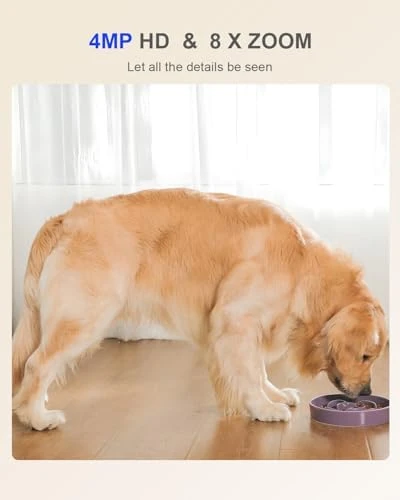 Indoor Camera, 360° Security Camera, Baby/Pet Camera with Phone App — Security Camera, usogood