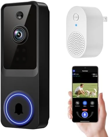 Wireless Wi-Fi Video Doorbell Camera — Video Doorbell, Tuflorexa