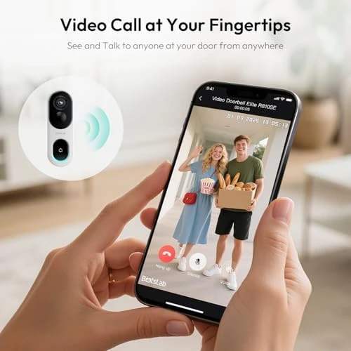2K Doorbell Camera Wireless with Head-to-Toe View — Video Doorbell, BOTSLAB