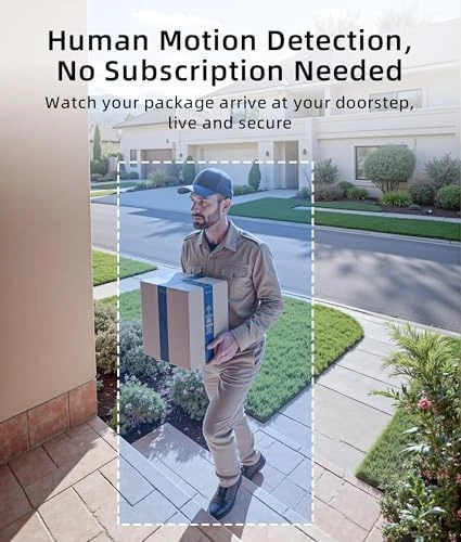 2K HD Wireless Video Doorbell Camera — Video Doorbell, Andyssey