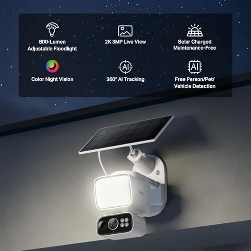2K Outdoor Pan/Tilt Wireless Floodlight Security Camera — Security Camera, TP-Link
