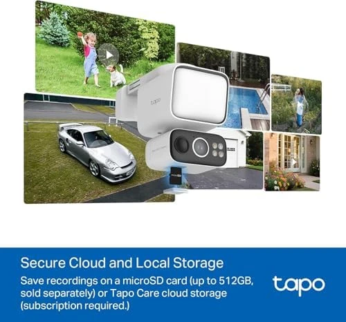 2K Outdoor Pan/Tilt Wireless Floodlight Security Camera — Security Camera, TP-Link