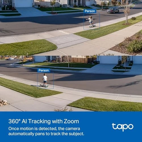 2K Outdoor Pan/Tilt Wireless Floodlight Security Camera — Security Camera, TP-Link