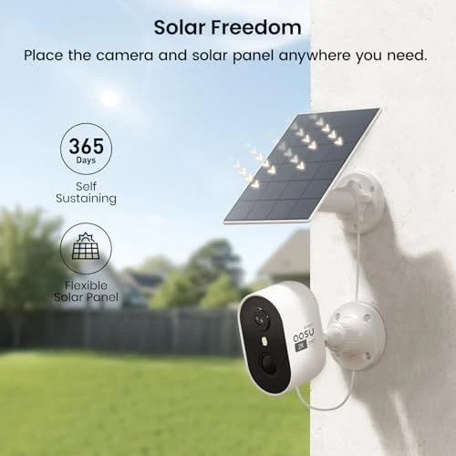 2K Solar Camera Outdoor — Security Camera, AOSU