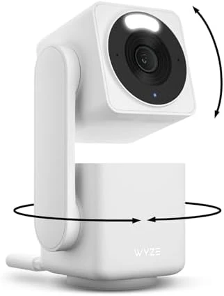 4K Smart Security Camera, AI Indoor/Outdoor, Color Night Vision, 360° Pan/Tilt — Security Camera, Wyze