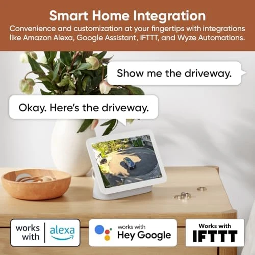 4K Smart Security Camera, AI Indoor/Outdoor, Color Night Vision, 360° Pan/Tilt — Security Camera, Wyze