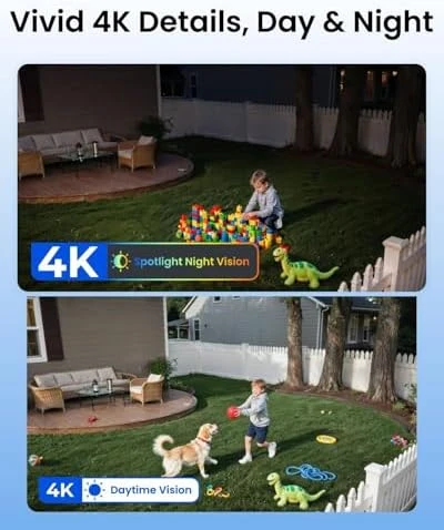 4K Solar Security Camera Outdoor — Security Camera, Reolink