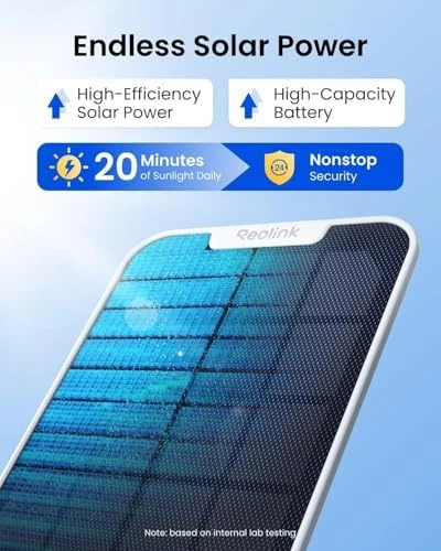 4K Solar Security Camera Outdoor — Security Camera, Reolink