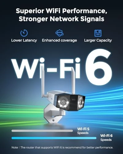 4K WiFi Security Camera with 180° Ultra-Wide Angle — Security Camera, Reolink