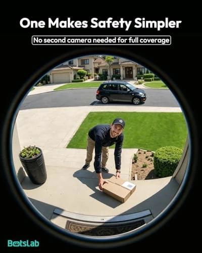 5MP Doorbell Camera Wireless with Solar Panel — Video Doorbell, BOTSLAB
