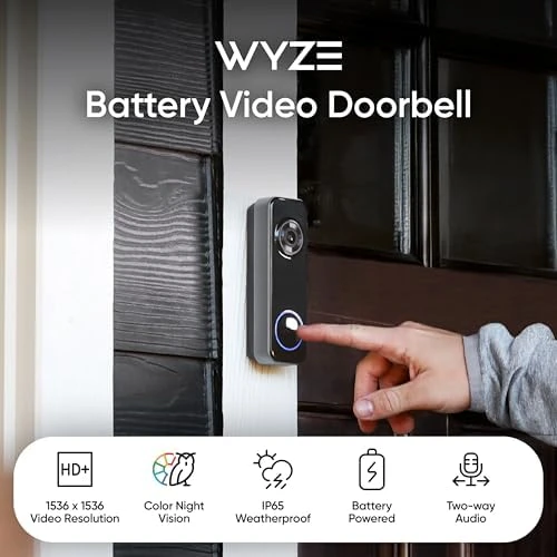 Battery Video Doorbell Wireless Camera — Video Doorbell, Wyze