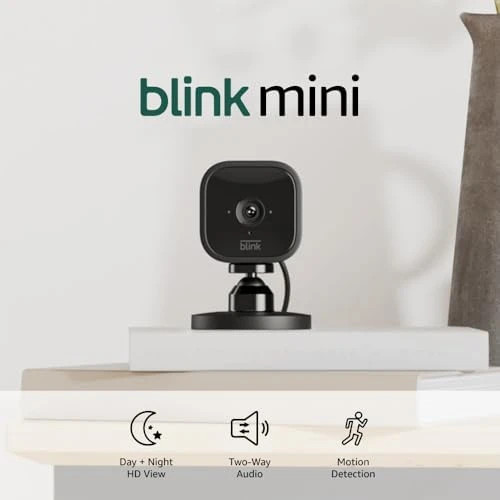 Compact indoor plug-in smart security camera — Security Camera, Blink