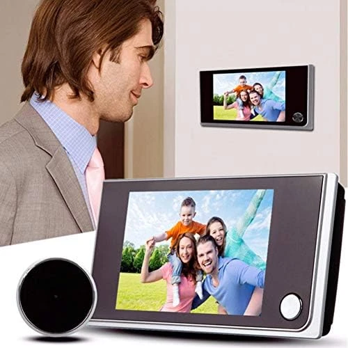 Digital Doorbell LCD Electronic Peephole — Video Doorbell, H-COME