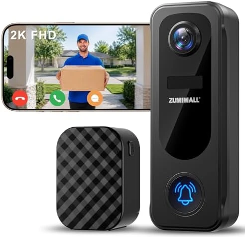 Doorbell Camera Wireless — Video Doorbell, ZUMIMALL