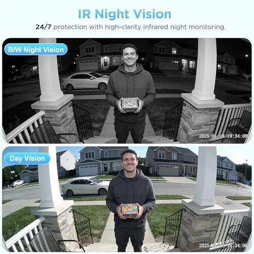 Dual Camera Video Doorbell with Chime — Video Doorbell, INNOSECU