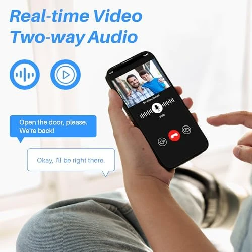 HD Video Doorbell Wireless, 2.4Ghz WiFi Doorbell Camera Indoor Chime, Two-Way Audio, IP66 Weather Resistance, IR Night... — Video Doorbell, Visit the SonoxJunan Store