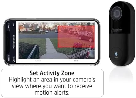 Smart 5GHz 2K Doorbell — Video Doorbell, Energizer