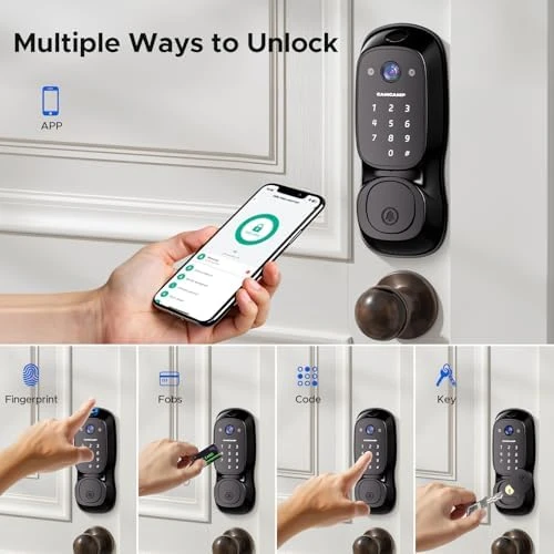 Smart Door Lock with Camera & Doorbell — Smart Lock, Camcamp