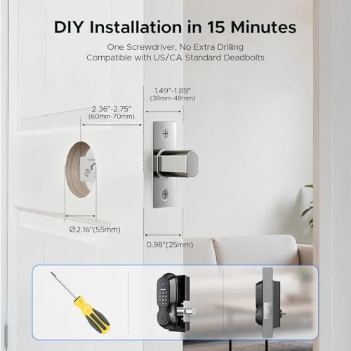 Smart Door Lock with Camera & Doorbell — Smart Lock, Camcamp