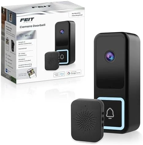 Smart Doorbell Camera — Video Doorbell, Feit Electric