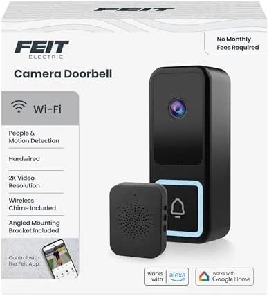 Smart Doorbell Camera — Video Doorbell, Feit Electric