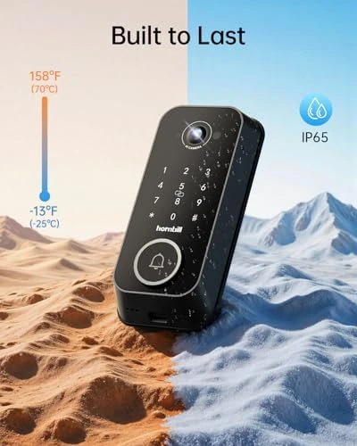 Smart Front Door Lock Set with Camera Doorbell — Smart Lock, hornbill