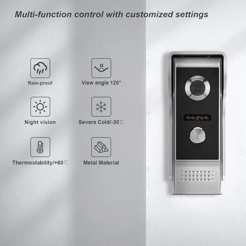 WiFi Wired Video Doorbell System — Video Doorbell, WOLILIWO