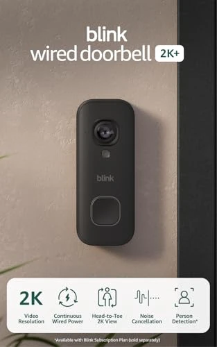 Wired Doorbell 2K+ — Video Doorbell, Blink